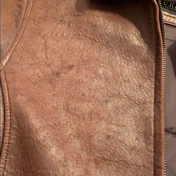 Leather Bomber Style Jacket - Picture 10 of 16